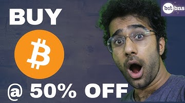 HOW TO BUY BITCOIN @50%OFF / buy bitcoin in halfprice #InvestingwithMrJ #bitbns #bns