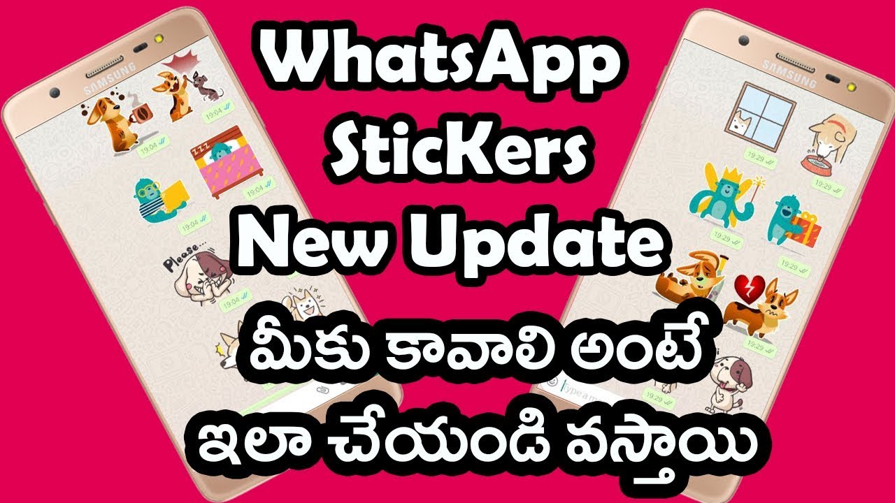 How To Get Stickers in Whatsapp Whatsapp Stickers Update ViralVasu YouTube