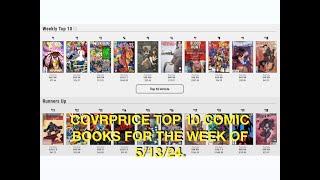Covrprice Top 10 Comic Books, Week of 5/13/24.