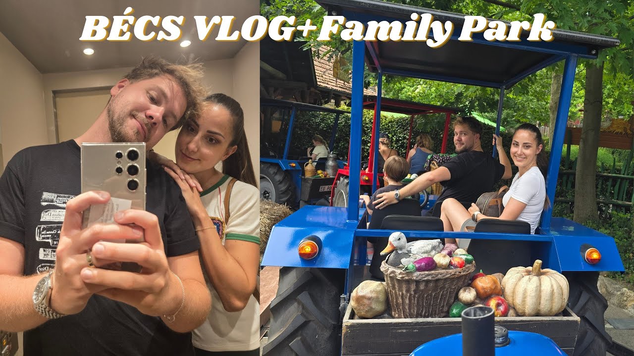 BÉCS VLOG + Family Park | Elutaztunk 2 napra Bécsbe