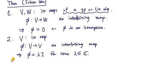 [Lie Groups and Lie Algebras] Lecture 6. Representations of sl 2C