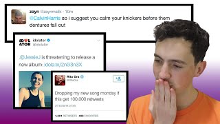 Messy pop star tweets for the history books