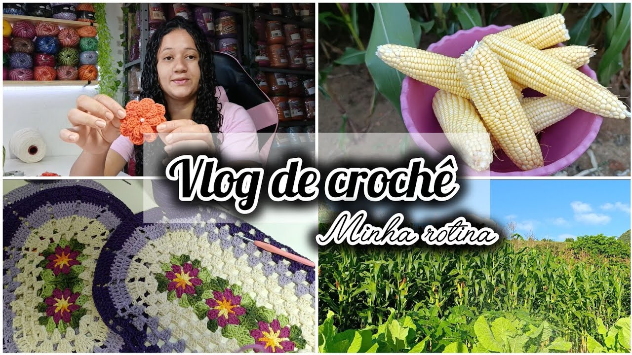 💥ROTINA DA CROCHETEIRA:VEM PASSAR DOIS DIAS COMIGO? 