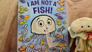Reading the kids book: I Am Not A Fish!