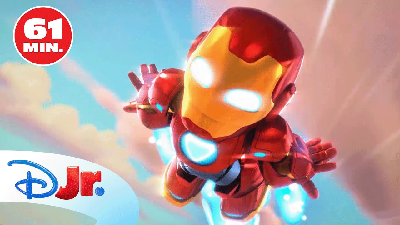 IRON MAN: MEGA recopilación de los mejores momentos del superequipo 🤖❤️ | @DisneyJuniorES