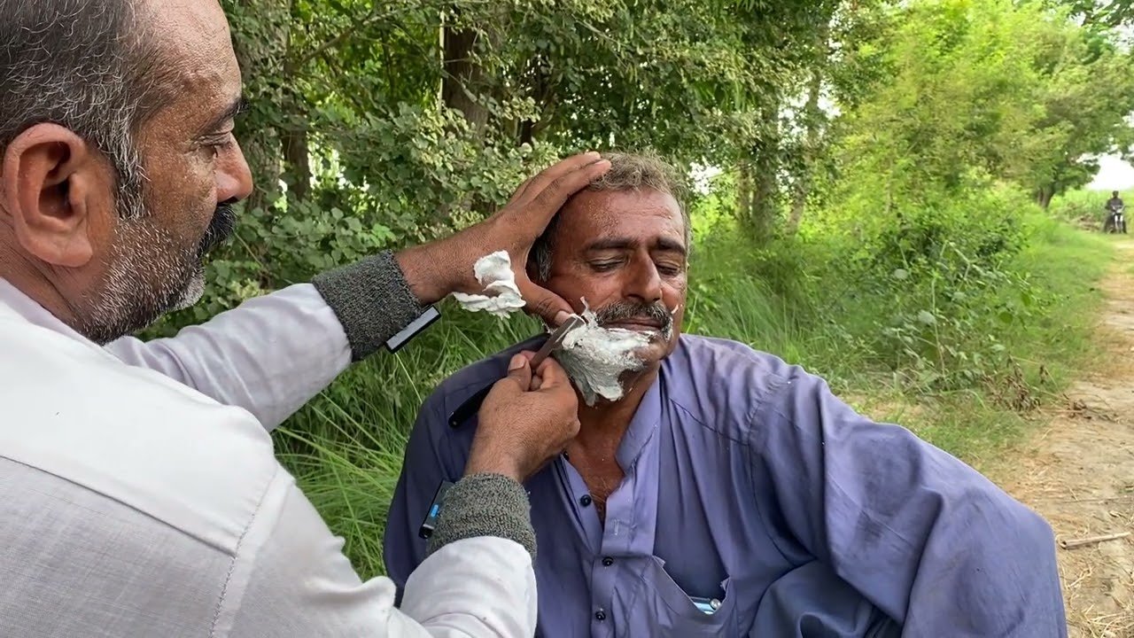 ASMR Fast Shaving With Barber Old 💈