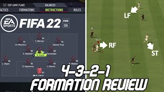 FIFA 22 OP FORMATION 4321 TUTORIAL - Best Custom Tactics & Instructions & More!!