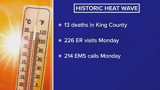 13 dead in King County following extreme heat wave