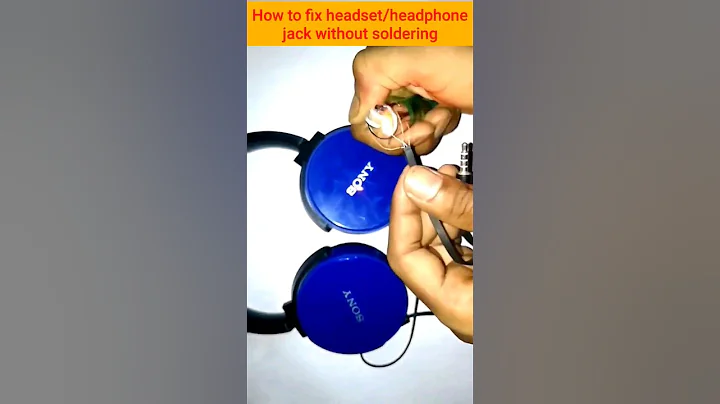 How to fix headset jack without soldering 🤔🤔 #shorts #viral #viralshorts #ytshorts