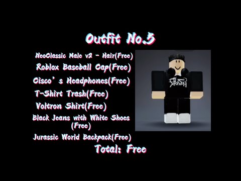 6 Free Outfits For Boys Roblox Youtube - roblox neoclassic male v2