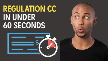 Regulation CC in Under 60 Seconds | Funds Availability & Check Holds Explained | Jay Get It