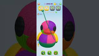 Yarn Fever Unravel Puzzle #yarnfever #gaming #mobilegaming #puzzlegame #asmrgaming #asmr