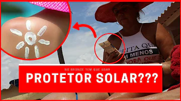 É possível se bronzear com protetor solar?