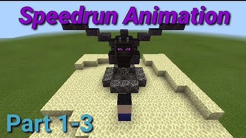 Speedrun 3D Animation compilation (Beating Minecraft) Command block Creation