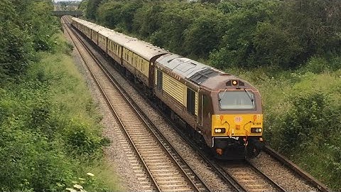 Belmond British Pullman Class 67s And Carriages Charter Service At Herne Bay 19/06/2021