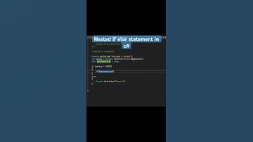 nested if else statement in c# programming|nested if else statement in c#|nested if statements in c#