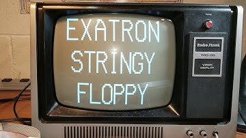 Radio Shack TRS 80 Model 1 Exatron Stringy Floppy Test