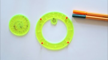 Satisfying and relaxing Spirograph design video #drawing  #spirograph #how