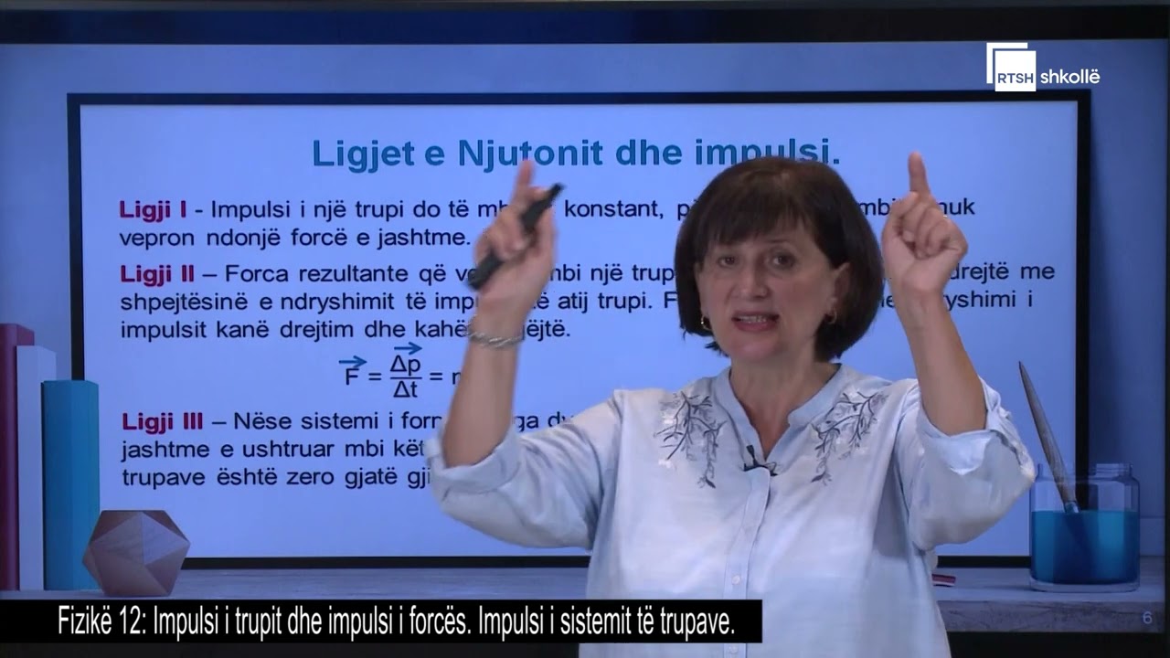 Impulsi i trupit dhe impulsi i forcës. Impulsi i sistemit të trupave| Fizikë 12