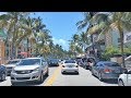 Driving Downtown - Miami's South Beach 4K - USA