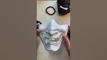 Be your authentic self. This airsoft Oni mask is from Amazon link in comments