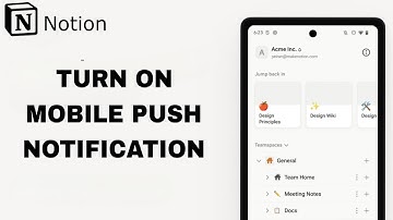 How To Turn On Mobile Push Notification On Notion App