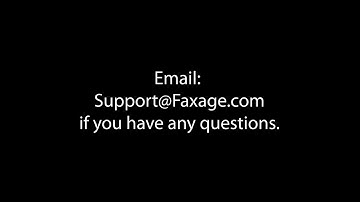Sending a Fax Through the FAXAGE Website