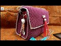 Crochet || how to make crochet bag || sc back loop only