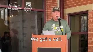 Bill Shares his Story at Wyoming Donor Dash 2025