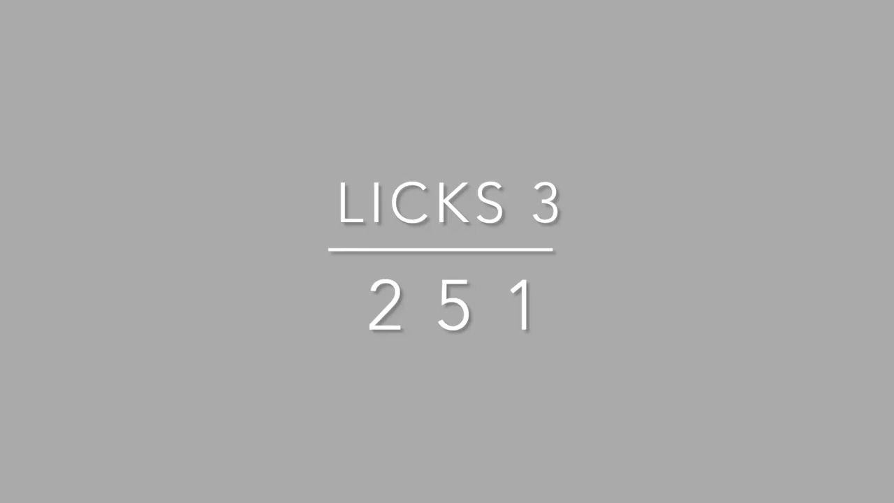 Licks 2 5 1 Licks 3 YouTube licks-2-5-1-licks-3-youtube