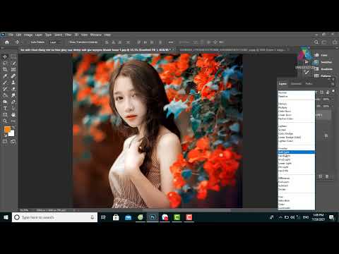 Chỉnh màu theo hệ cộng màu cho ảnh