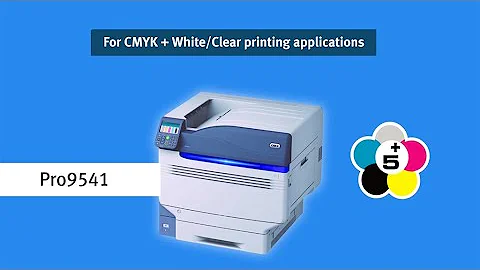 Look what you can do with the amazing OKI Pro9541 A3 white toner printer