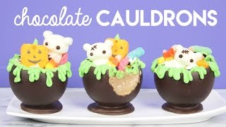How to Make Edible Halloween Cauldrons!