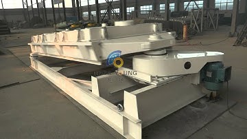 rectangular gyratory shaker screener test run