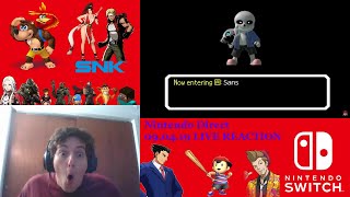 SANS UNDERTALE IN SMASH (+ Banjo and Terry!)   Reacting to Nintendo Direct 9.4.19 [Stream]