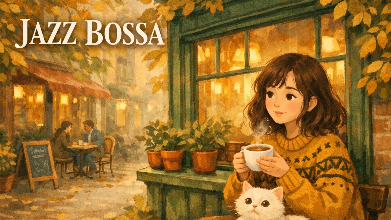 Relaxing Bossa Nova & Smooth Jazz ☕ Cozy Café Music for Work & Study