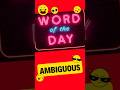 Word of the day #words #englishspeaking #englishlearning #vocabulary #facts