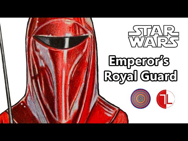 Posca Colored Pencils Artwork Star Wars The Emperor's Royal Guard