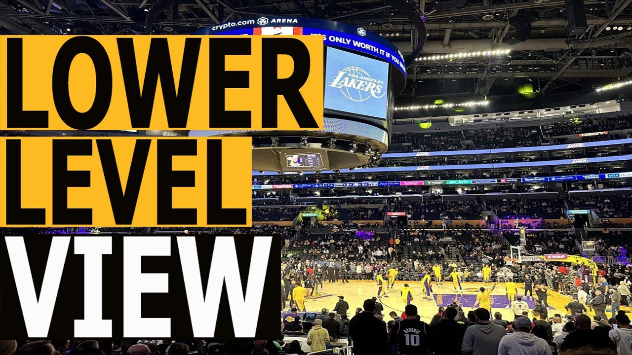 Lakers Lower Level: Amazing Views From Your Seat at Crypto.com Arena! # lakers #cryptoarena - YouTube
