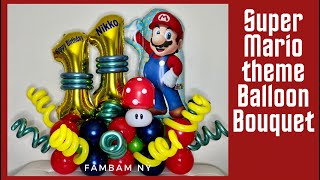 How to make Super Mario theme balloon Bouquet (Balloons for kids)