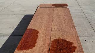 Figured 12/4 bubinga at Cook Woods