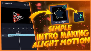 how to make logo electric intro in Alight motion || simple intro make || Aligh motion tutorial