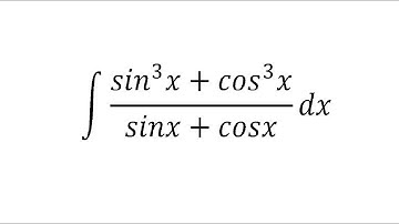 integral sin^3 x+cos^3 x/(sinx+cosx) || wbchse class 12 math SN DEY Solved 8