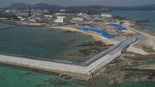 沖縄知事、菅氏と再会談 辺野古で工事再開―ドローン撮影