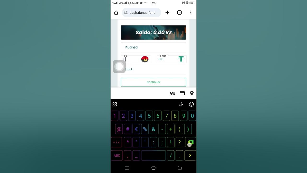 COMO CONVERTER NA DANAS FUND DE KWANZA PARA USDT E CARREGAR O CARTÃO VISA ? YouTube