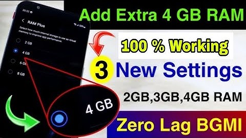 Add 4 GB Extra Ram In Any Android phone (without root) 2022 New Trick | BGMI lag Fix, Phone Hang Fix
