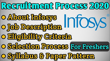 Infosys Recruitment Process 2020 - 2021 | Paper Pattern | Syllabus | Freshers | Salary | InfyTQ Exam