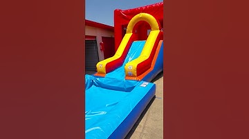 Water slide with jimy newtron