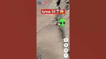 Thumbnail of I Found Area 51 On Google Earth😱 #shorts #alien