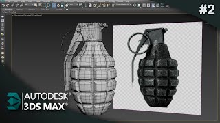 Modeling a Hand Grenade in 3ds Max - Part 02 (Explosive Housing)